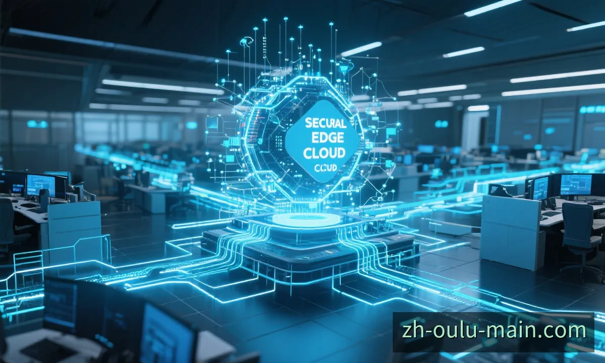欧陆娱乐安全技术与边缘云网络示意图